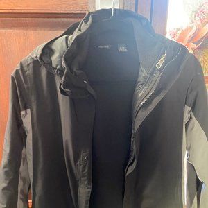 Kids Black & Gray Marmot Ski jacket